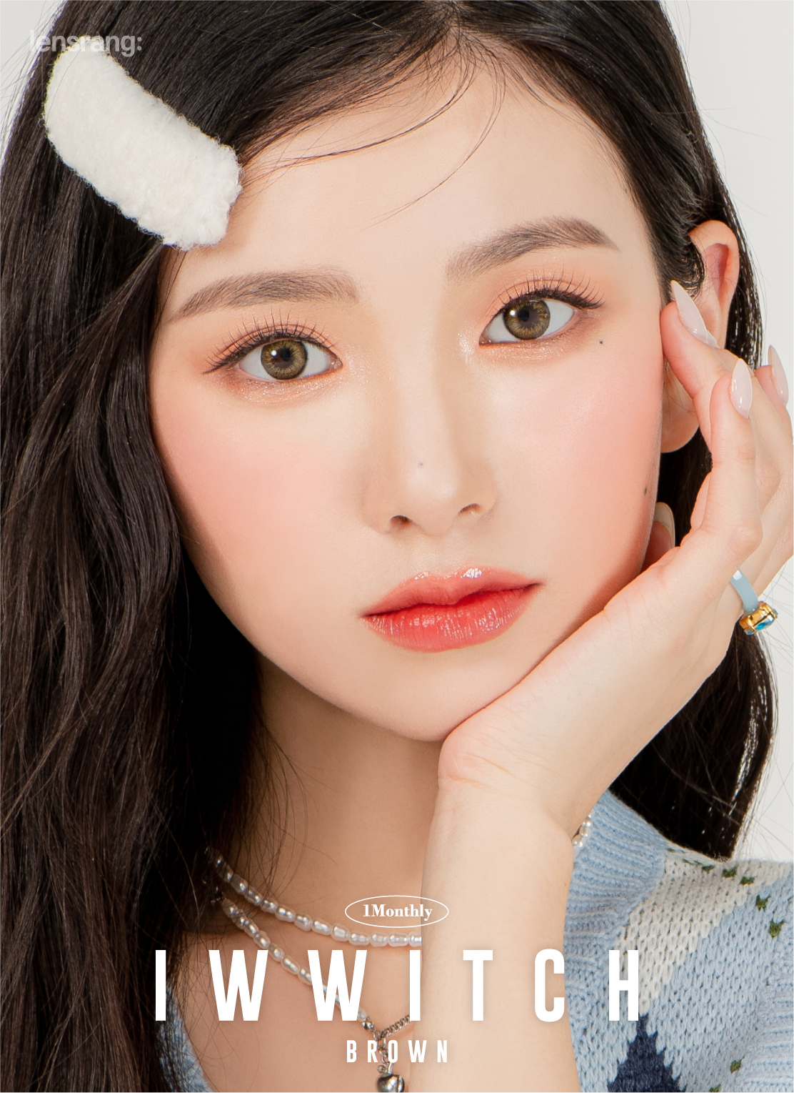 [렌즈랑] 한달용 아이위치 브라운 2p